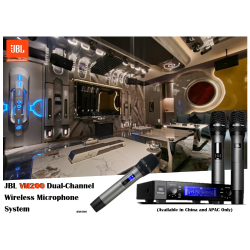 JBL  VM200 (Available in China and APAC Only)Dual-channel wireless microphone system